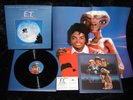 E.T. MICHAEL JACKSON Storybook LP Record w/ Poster ET