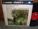 Monteux Stravinsky Rite Of Spring LP