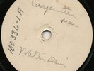 WALTER DAVIS TEST PRESSING 100336-1A BLUES 78 RPM E-