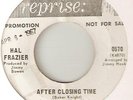 HAL FRAZIER AFTER CLOSING TIME PROMO NORTHERN SOUL hear