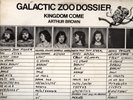 KINGDOM COME GALACTIC ZOO DOSSIER U.K. 1971 W/POSTER