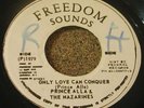 REGGAE 45 PRINCE ALLA Only Love FREEDOM SOUNDS Records