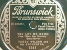4) 78 RPM BILLIE HOLIDAY w TEDDY WILSON BRUNSWICK 7581