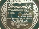 5) 78 RPM BILLIE HOLIDAY w TEDDY WILSON BRUNSWICK 7612