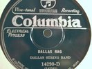 54) 78 RPM DALLAS STRING BAND COLUMBIA 14290-D
