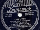 BILLIE HOLIDAY -TEDDY WILSON -EASY LIVING - 78 RPM  U.S