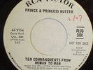 PRINCE & PRINCESS BUSTER Soul Ska Popcorn RCA PROMO 45