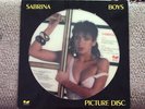 SABRINA - Boys VERY RARE 12 INCH PICTURE DISC ITALIAN 
