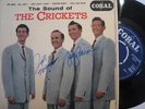 CRICKETS SOUND OF EP BUDDY HOLLY AUTOGRAPHED CORAL RARE