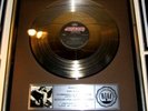 SCORPIONS RIAA Platinum Award Love at first Sting