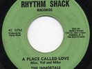 Rare Reggae 45 - The Immortals - A Place Called Love