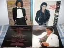 3 MICHAEL JACKSON Records THRILLER - OFF THE WALL - BAD