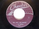 RARE BLUES 45 874 WEB TOP EARLY CHECKER J.B. LENIOR
