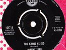 YOU KNOW HE DID =JOHNNY VEEN/CHARADES=66 OZ GARAGE PUNK