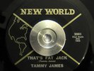 Rare Soul/R&B 45 Tammy James That's Fat Jack NEW WORLD