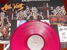 Anal Vomit Depravation RED vinyl LP poster and patch