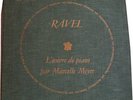  MARCELLE MEYER RAVEL LES DISCOPHILES FRANCAIS