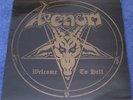 VENOM Welcome to Hell SCARCE UK 1981 LP. Poster+Lyrics