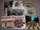 Nine Beatles Vinyl LPs on Capitol Orange Label