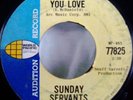 60s garage fuzz SUNDAY SERVANTS I'm Putting You On HEAR