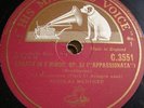 3X78 RPM - BEETHOVEN- APPASSIONATTA NICOLAS MEDTNER-HMV