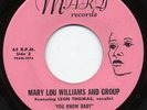 LISTEN- Rare R&B / Soul 45- Mary Lou Williams- You Know
