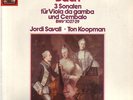 Savall/Koopman BACH 3 Gamba Sonatas - EMI 1C 065-30 758