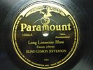 BLIND LEMON JEFFERSON  PRE WAR BLUES PARAMOUNT #12354