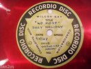 Billie Holiday Jazz acetate 78 post war RED No More