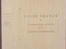 JACQUELINE EYMAR / Q. LOEWENGUTH, CESAR FRANCK 50'S LP