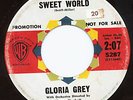 Gloria Grey It's A Sweet World Northern Soul Promo 45