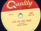 CHUCK BERRY - ROCK AND ROLL MUSIC - 78 RPM -1957 VG++