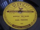 CARL PERKINS BOPPIN' THE BLUES RARE SUN 78 RPM RECORD