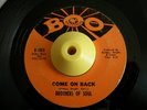 Northern Soul 45 BROTHERS OF SOUL Come On Back Boo HEAR