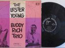 Lester Young Buddy Rich Trio Norgran DG Mono NM LP