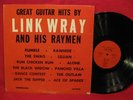 LINK WRAY LP-Great Guitar Hits on VERMILLION rare