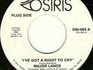 Major Lance - I've Got A Right To Cry - Northern Soul