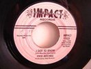 JOCK MITCHELL (NORTHERN SOUL) 45RPM I GOT TO KNOW