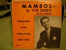 TITO PUENTE Mambos Tico Records TR EP 45 - 7  EX LATIN