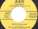 Funk 45-Gloria Rosebud Black-Would You Believe-  LISTEN