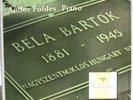 ANDOR FOLDES piano BARTOK DGG TULIP LABEL 4LP BOX  RaRe