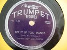 SONNY BOY WILLIAMSON KILLER 2 SIDE BLUES 78 TRUMPET 139