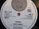 BLACK SABBATH PARANOID OZZY OSBOURNE VERTIGO SWIRL LP