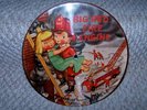 Colorful Child's Picture Record Fire Engine & Train VGC