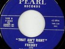 FREDDY AND THE SOUNDS OF SOUL: That Ain't Right / You're The Beat Of My Heart 4
