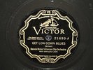 Victor 21693 Bennie Moten Get Low Down Blues Jazz 78
