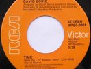 DAVID BOWIE Time / Prettiest...1973 VERY RARE Canada 45