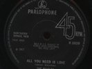 The BEATLES All You Need Is Love ***NO LIVE TV** UK 45
