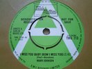MARV JOHNSON i miss you baby UK TAMLA DEMO TMG713 MINT