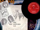 DEF LEPPARD BLUDGEON RED LABEL PIC COVER INSERT NWOBHM